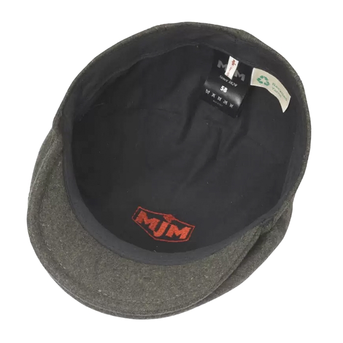 MJM Driver 52, Wool Mix – Loden - inside