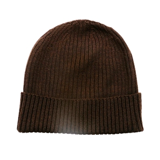 MJM Beanie 62 Merino Wool Brown