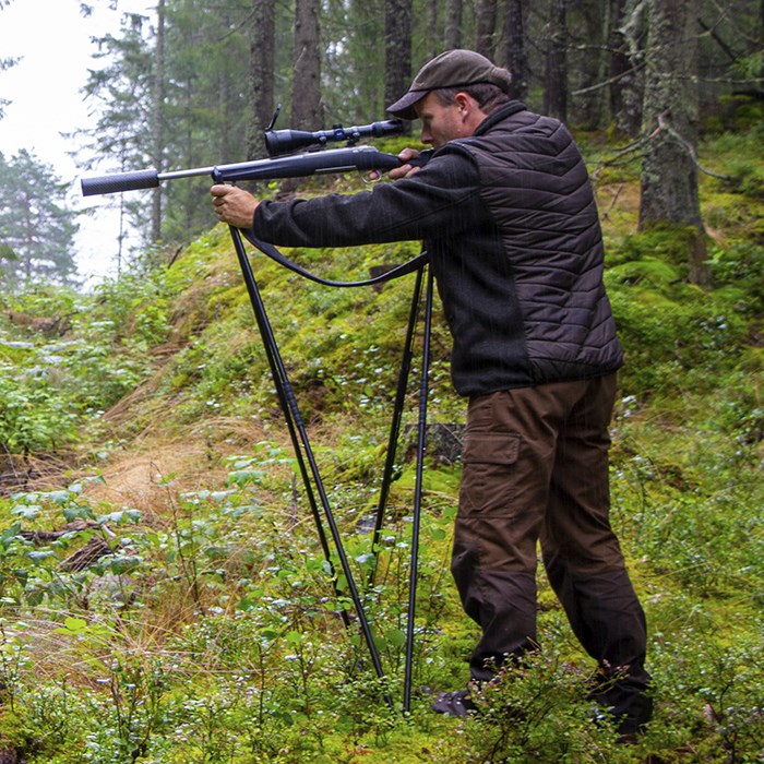 Fenris II aluminum skydestok - Sort - Køb hos Lundemøllen