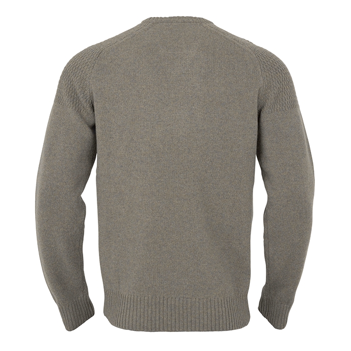 Härkila Vincent Merino V-Neck Pullover Dark Sand backHärkila Vincent Merino V-Neck Pullover Dark Sand slips