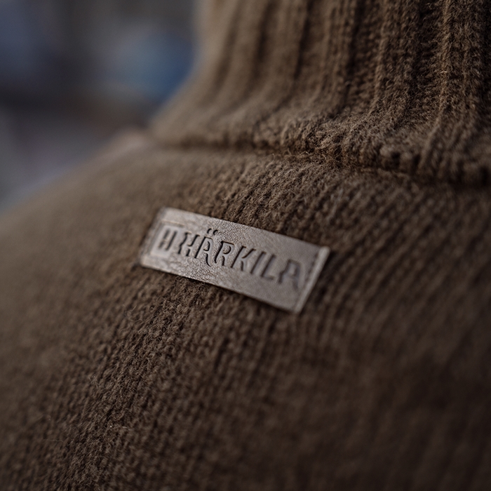 Härkila Annaboda WSP Knit Half Zip, Willow green logo