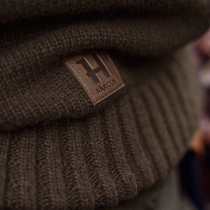 Härkila Annaboda WSP Knit Half Zip, Demitasse brown logo