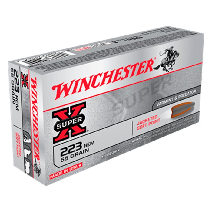 Winchester Jacketed soft point kal. 223 55 gr.