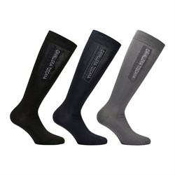Cavalleria Toscana ridestrømper "CT Socks - sort/navy/grå