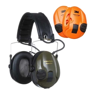 3M Peltor SportTac - høreværn med ekstra orange
