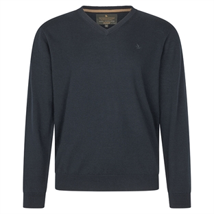 Seeland Pine V-Neck pullover - Dark Sapphire