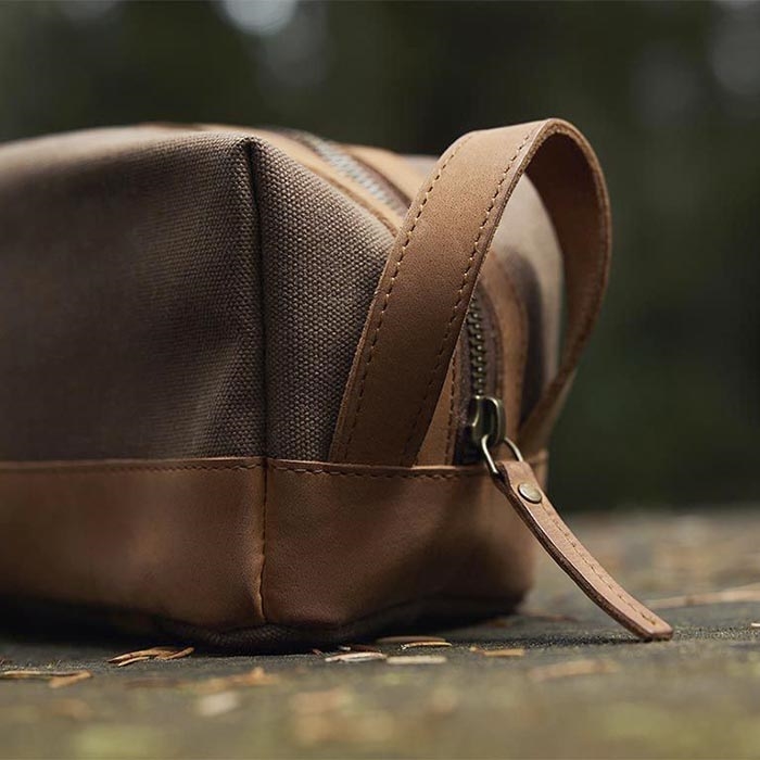 Chatham Toilettaske Tan/Tan stemning