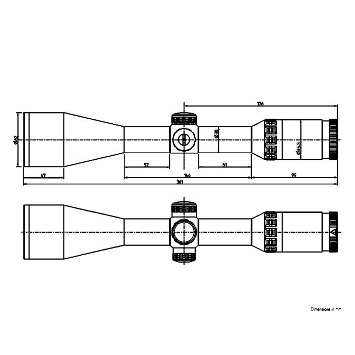 Kahles Helia 2,4-12x56 sigtekikkert riffelsigte