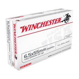 Winchester FMJ kal. 6,5x55 140 gr.