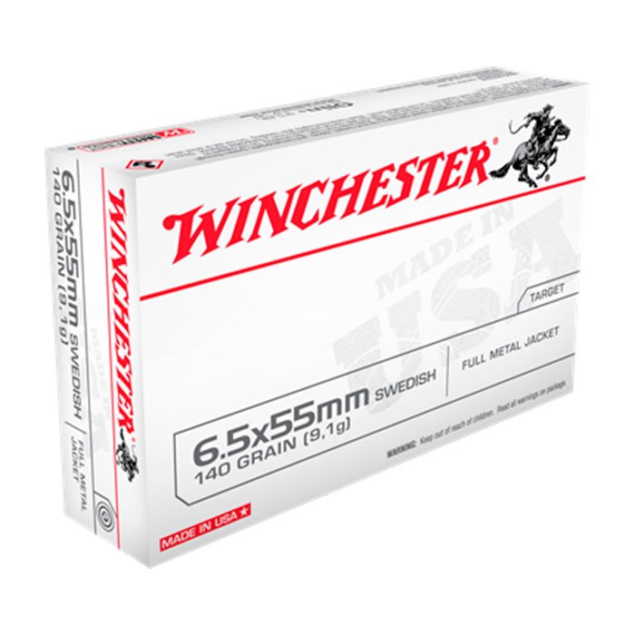 Winchester FMJ kal. 6,5x55 140 gr.