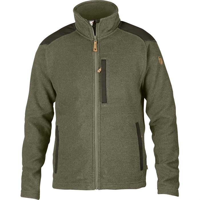 Fjällräven Buck fleece - Laurel Green Deep Forest - Køb hos Lundemøllen