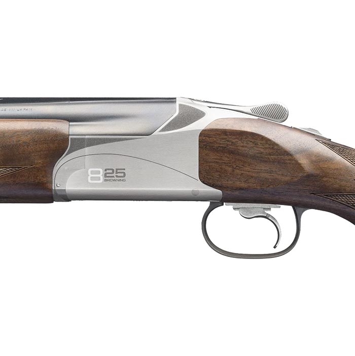 Browning B825 Sporter TF 12/76 81 cm løb INV DS EXT venstre detalje