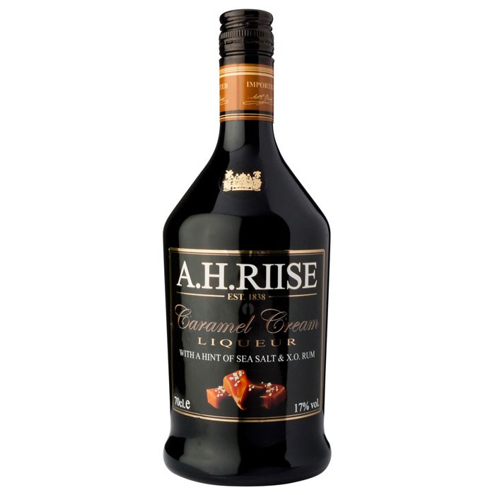 A.H. Riise Caramel Cream Liqueur  med touch af havsalt - 70 cl.