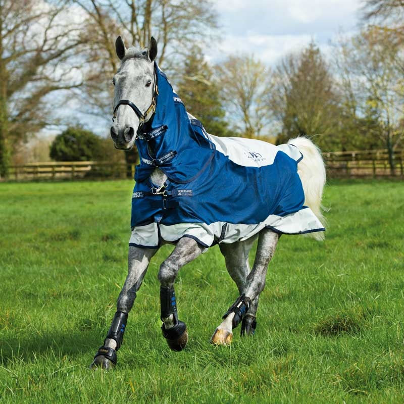 Horseware Rambo Summer Series V-front Turnout dækken 0g. - navy