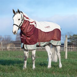 Horseware Rambo Summer Series Disc Turnout dækken 0g. - burgundy