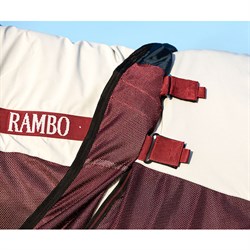 Horseware Rambo Summer Series Disc Turnout dækken 0g. - burgundy