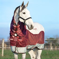 Horseware Rambo Summer Series Disc Turnout dækken 0g. - burgundy