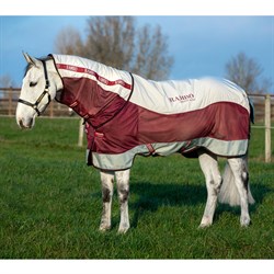 Horseware Rambo Summer Series Disc Turnout dækken 0g. - burgundy