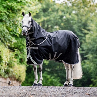 Horseware Amigo Bravo 12 Plus Lite 0g - black/titanium grey/silver