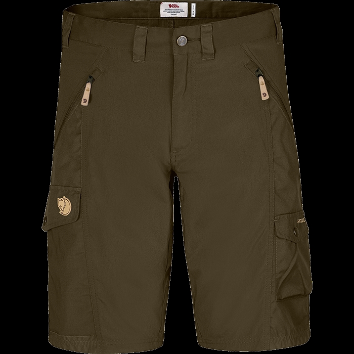 Fjällräven Abisko Shorts - Dark Olive - Køb hos Lundemøllen