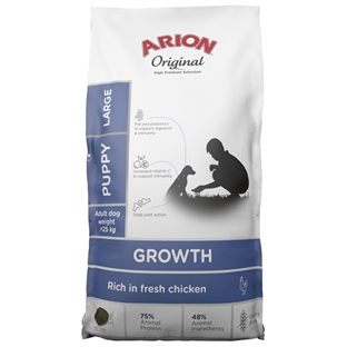 Arion Growth Chicken Large hvalpefoder 12 kg