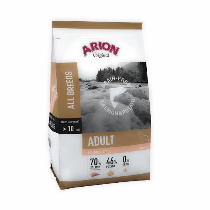 Arion Grain Free Salmon (Laks)  Potato 12 kg.
