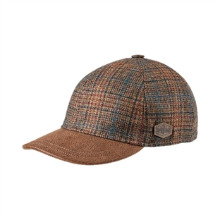 MJM Country – Virgin wool brown cap - front