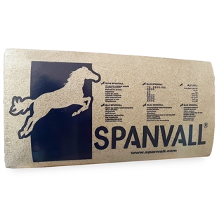 BLÅ Spanvall spåner 2 paller LEVERET 36pk