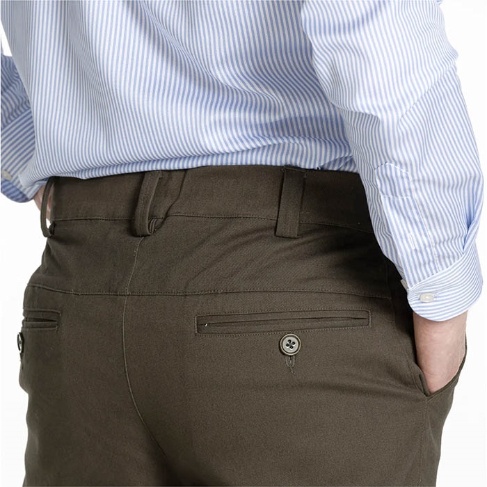 Browning Norfolk bukser, Bottle Green detalje