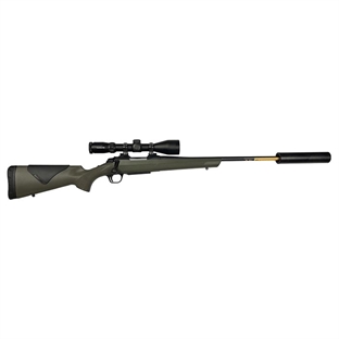 Browning A-Bolt 3+ Combo OD Green Cal. 243 Win, riffelpakke højre