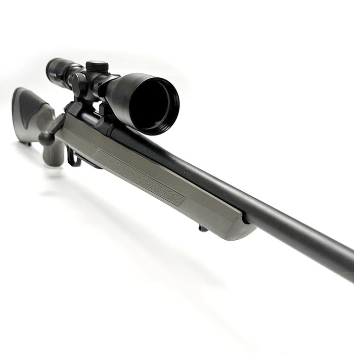 Browning A-Bolt 3+ Combo OD Green Cal. 243 Win, riffelpakke front højre