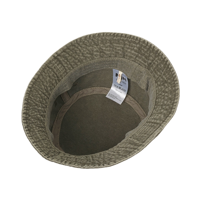 MJM Bucket Dyed Cotton Twill, Olive fra bunden