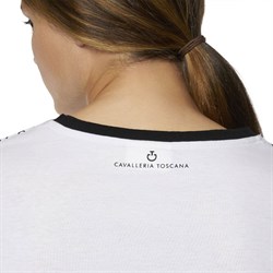 Cavalleria Toscana t-shirt Phase-Out Hvid se nakken