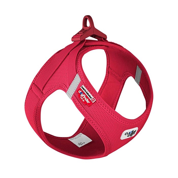 Curli vest sele Clasp Air-Mesh rød front
