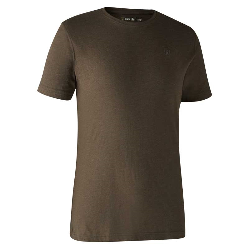 Deerhunter Basic T-Shirt Brun Front