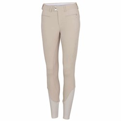 Samshield Premium Line ridebukser "Diane" - beige m. fuldgrip