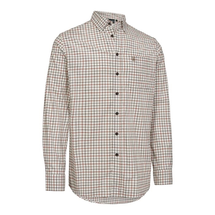 Deerhunter Gavin skjorte - Orange Check front