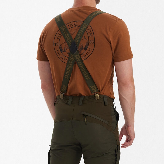 Deerhunter seler – grønne med logo back