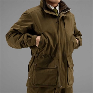 Härkila Retrieve jakke - warm olive model front