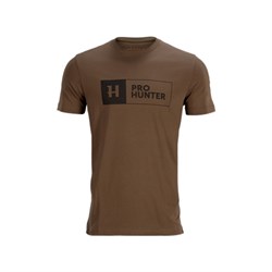 Härklia Pro hunter t-shirt - state brown - køb hos lundemøllen
