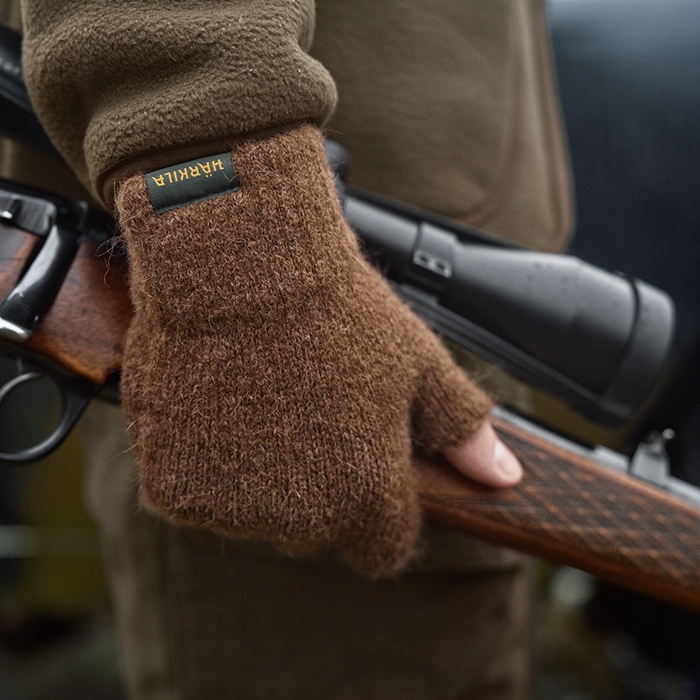 Härkila Alpacka Half Finger Gloves – Gør Dine Jagtture Effektive gun