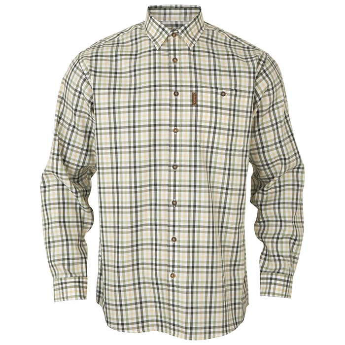 Härkila Milford L/S-skjorte, Beech green check front