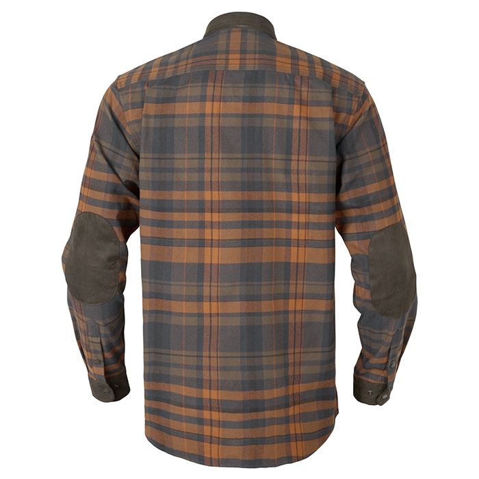 Härkila Pajala L/S-skjorte, Bambay brown back