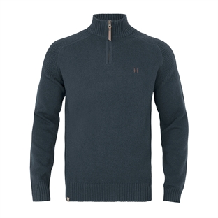 Härkila Vincent Merino Half Zip Pullover, Dark Navy front