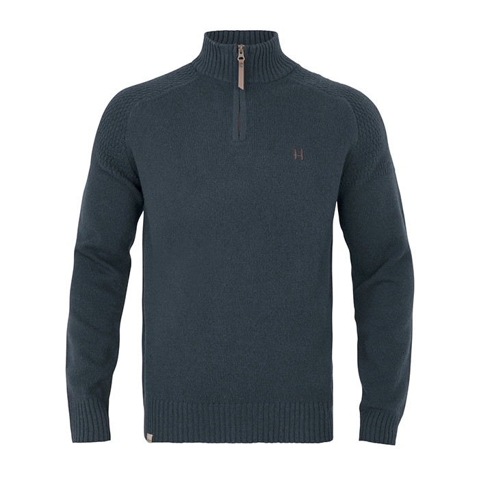 Härkila Vincent Merino Half Zip Pullover, Dark Navy front