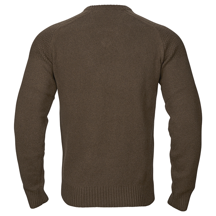 Härkila Vincent Merino V-Neck Pullover, Demitasse brown back