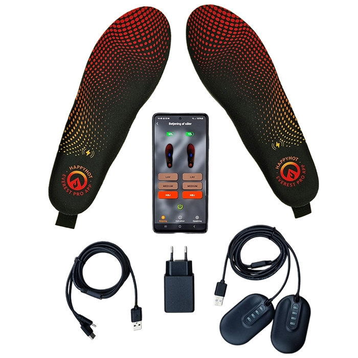 HAPPYHOT - Everest Pro App, Varmesåler samlet sæt