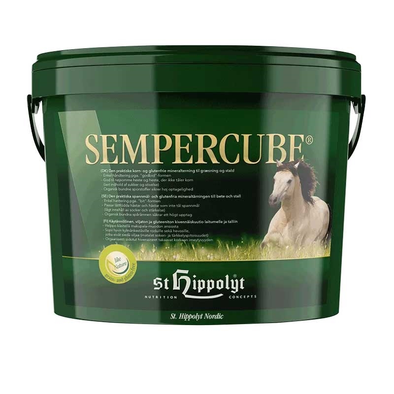 St. Hippolyt Semper Cubes vitaminer/mineraler 10kg.