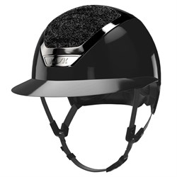 KASK Star Lady Pure Shine ridehjelm - Black m. Crystals Midnight, Black