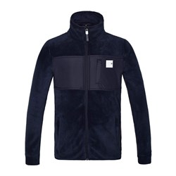 Kingsland "Moris junior" fleece trøje - navy set forfra
